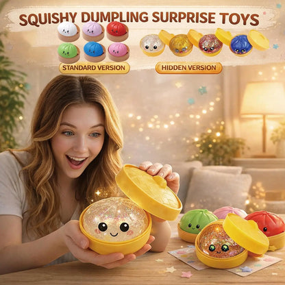 Boîte Mystère Raviolis Pailletés — Balles Anti-Stress Sensorielles, 10 Couleurs Surprises