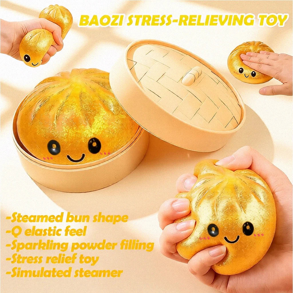 Boîte Mystère Raviolis Pailletés — Balles Anti-Stress Sensorielles, 10 Couleurs Surprises