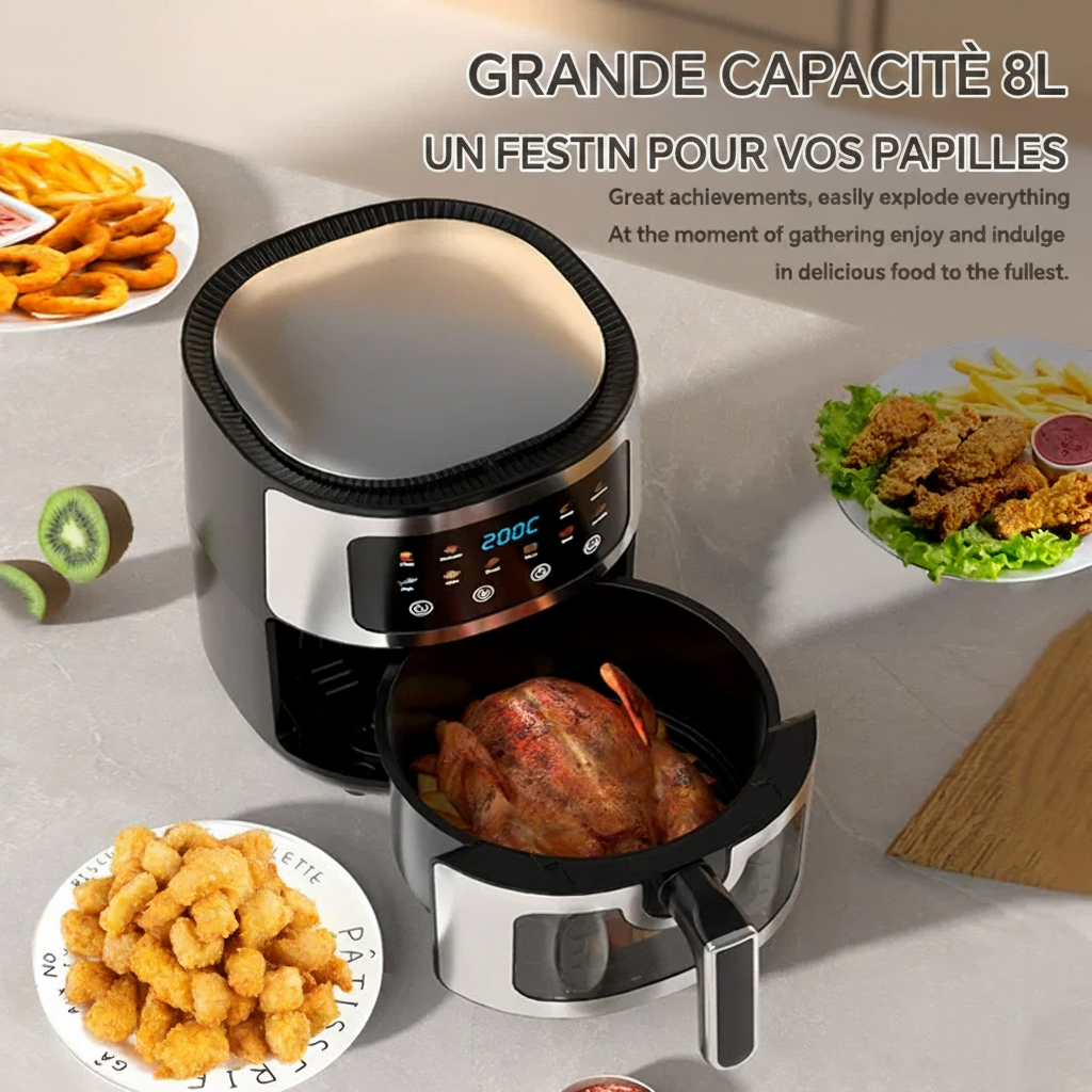 Grande capacité 8L - Friteuse à Air